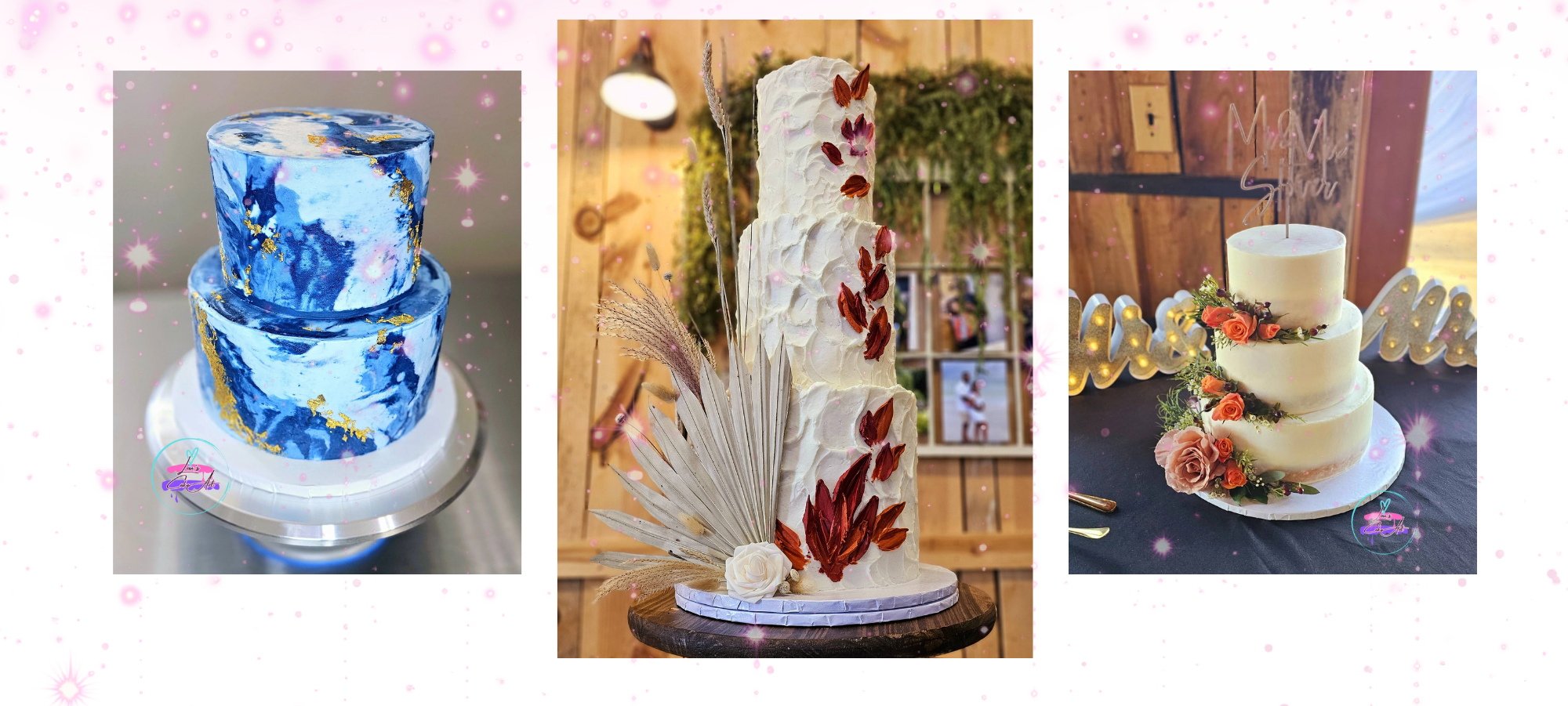 custom wedding cake gallery from lou's cake art