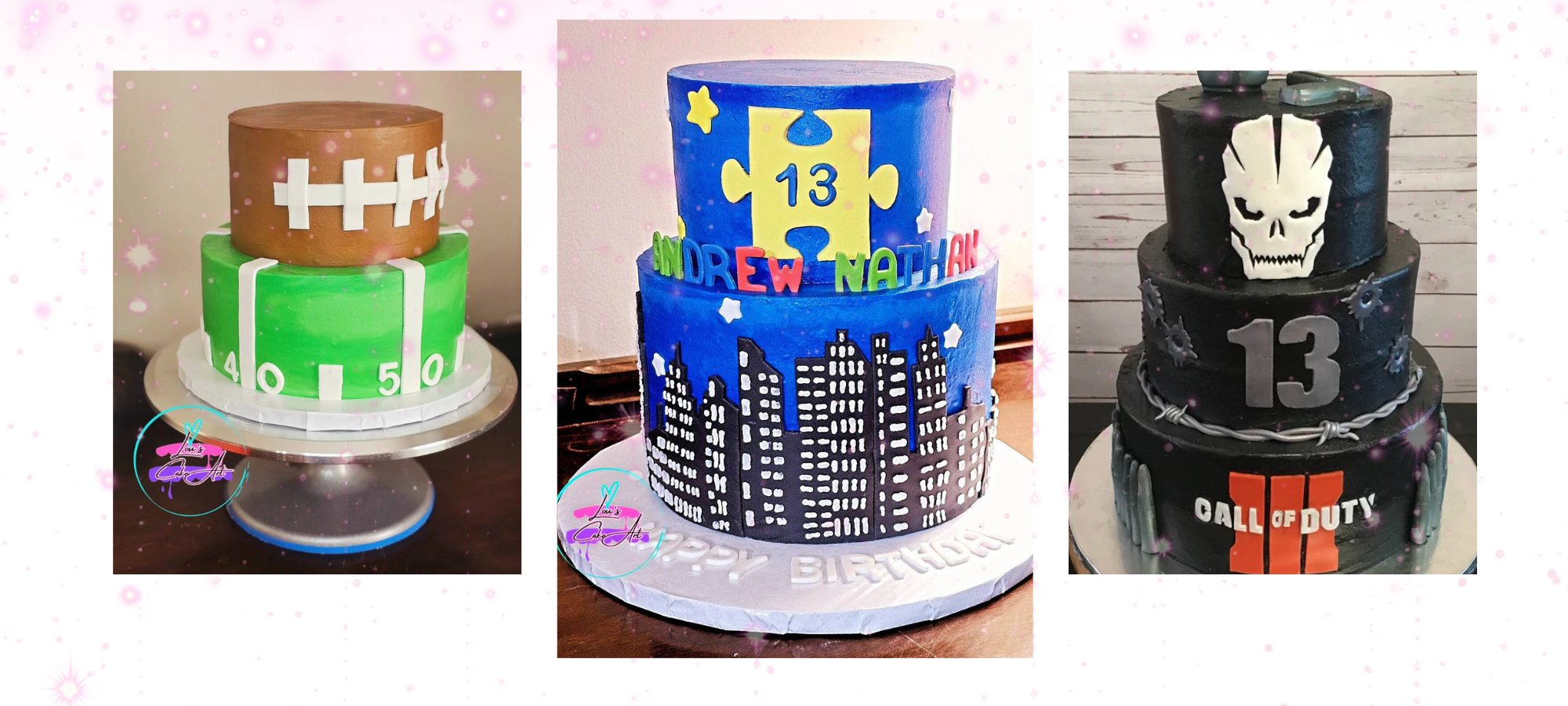 decorated tiered cake gallery